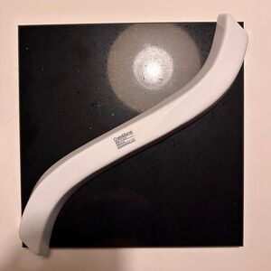 LIMITED EDITION Crate & Barrel White Porcelain Olive Dish